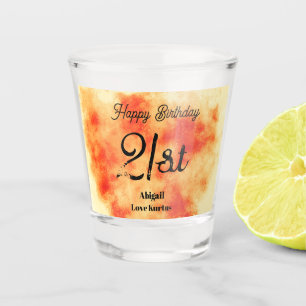 Vaso De Chupito Red Star Cluster 21st Shot Glass