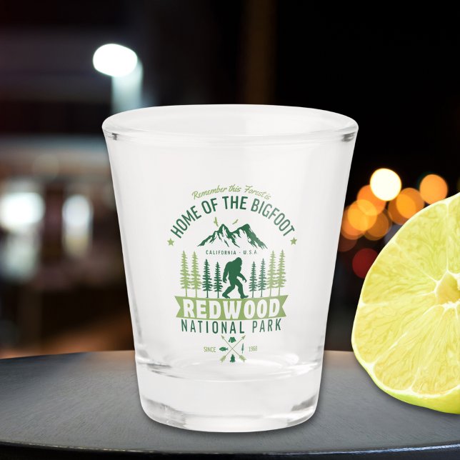 Vaso De Chupito Redwood National Park California Est 1968 (Subido por el creador)