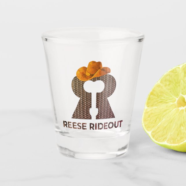 Vaso De Chupito Reese Rideout Cowboy (Anverso)
