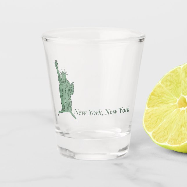 Vaso De Chupito Refrigerador de bebidas de NYC (Anverso)