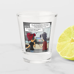 Vaso De Chupito Regalías musicales Cristal disparado Graciosament