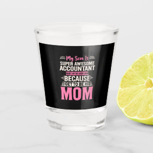 Vaso De Chupito Regalo contable Contador superasombroso