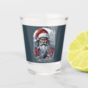 Vaso De Chupito Regalo de arte de los Navidades de Samurai Santa W