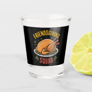 Vaso De Chupito Regalo de cena de pavo para equipo de Friendsgivin