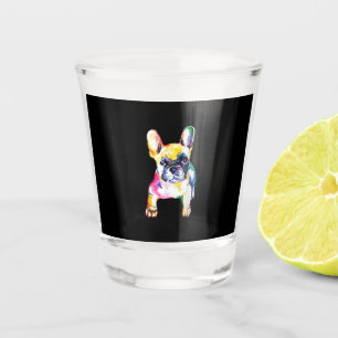 Vaso De Chupito Regalo de dibujo original de color de agua del Bul