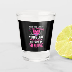 Vaso De Chupito Regalo De Enfermería Que Una Vez Fui La Enfermera