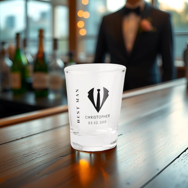 Vaso De Chupito Regalo de la fiesta de bodas con el mejor nombre m (Subido por el creador)