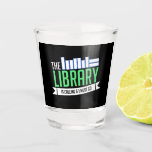 Vaso De Chupito Regalo de libros de bibliotecas bibliotecarias