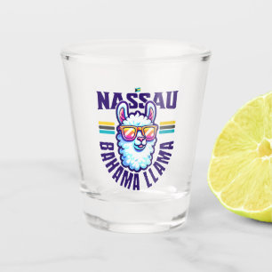 Vaso De Chupito Regalo de recuerdo de Bahamas: Llama de Nassau Bah