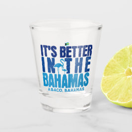 Vaso De Chupito Regalo de recuerdo de Bahamas: Mejor Abaco Bahamas