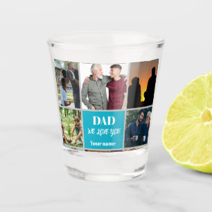 Vaso De Chupito Regalo del Día del Padre para Papá   Foto y Nombre