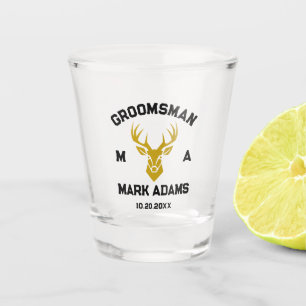 Vaso De Chupito Regalo Elegante para Padrinos Cabeza de Ciervo Mon