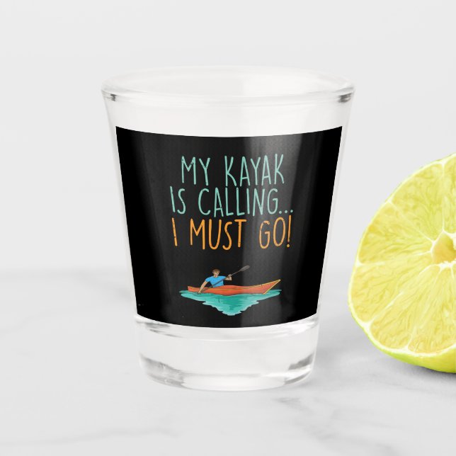 Vaso De Chupito Regalo Kayak (Anverso)