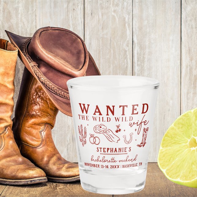 Vaso De Chupito Regalo para la fiesta de soltera Salvaje Esposa Sa (Subido por el creador)