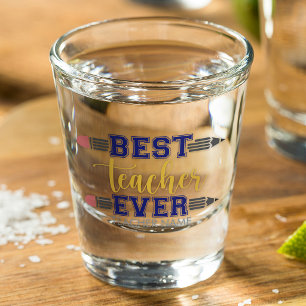 Vaso De Chupito Regalo Personalizado Mejor Profesor - Regalo Perso