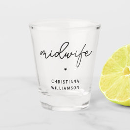 Vaso De Chupito Regalos de comadronas de agradecimiento de persona