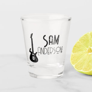 Vaso De Chupito Regalos de época personalizados para guitarrista,