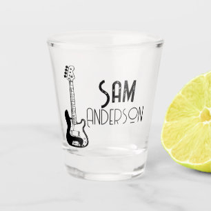 Vaso De Chupito Regalos de época personalizados para guitarrista,