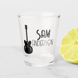 Vaso De Chupito Regalos de época personalizados para guitarrista,