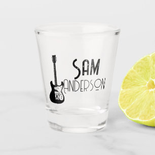 Vaso De Chupito Regalos de época personalizados para guitarrista,