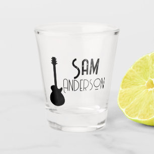 Vaso De Chupito Regalos de época personalizados para guitarrista,