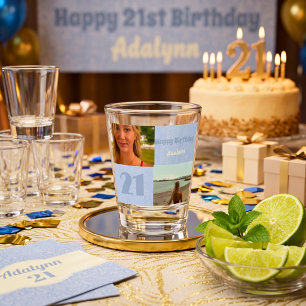 Vaso De Chupito Regalos de Fotos Personalizados para Mujer de 21 A