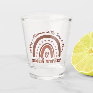Vaso De Chupito Regalos de Graduación por Apreciación de los Traba