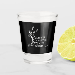 Vaso De Chupito Regalos de jugadores de Badminton