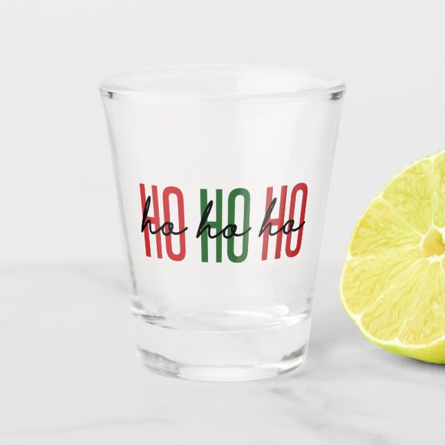 Vaso De Chupito Regalos familiares de la temporada de Navidades Ho (Anverso)