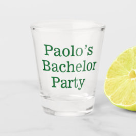 Vaso De Chupito Regalos personalizados de soltero vidrio de dispar