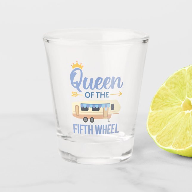 Vaso De Chupito Reina De La Quinta Rueda (Anverso)