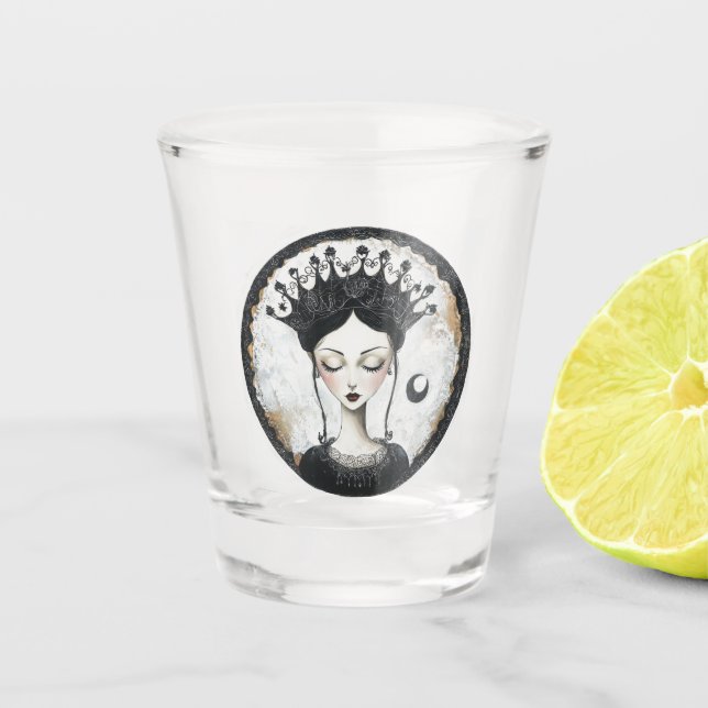 Vaso De Chupito Reina del gótico (Anverso)