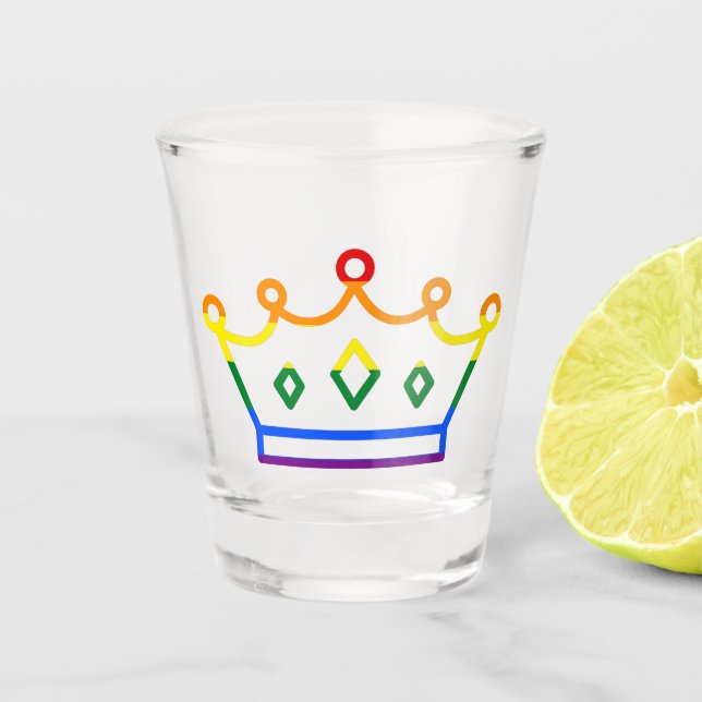 Vaso De Chupito Reina del Orgullo (Anverso)
