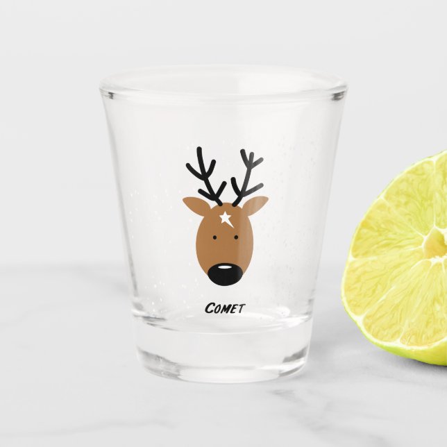 Vaso De Chupito Reindeer del equipo - Cometa (Anverso)
