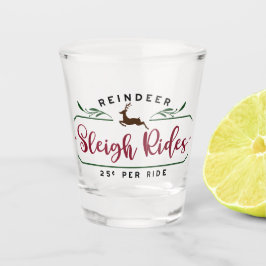 Vaso De Chupito Reindeer Sleigh Rides