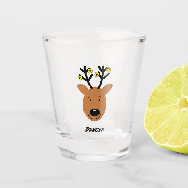 Vaso De Chupito Reindeo del equipo - Bailarín (Anverso)