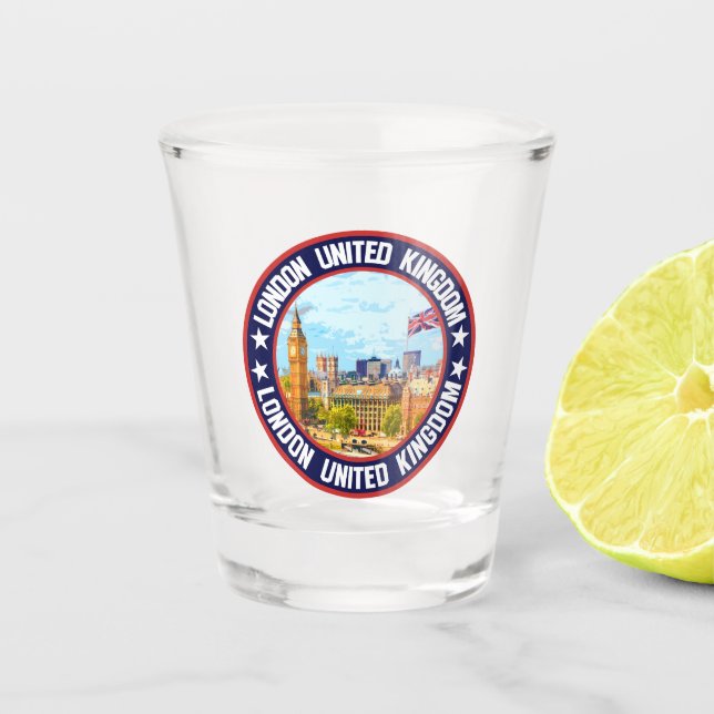 Vaso De Chupito Reino Unido (Anverso)