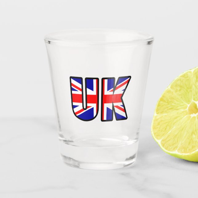 Vaso De Chupito Reino Unido (Anverso)