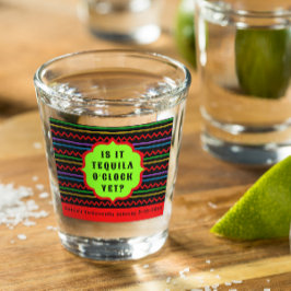 Vaso De Chupito Reloj de Tequila Evento Personalizado