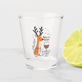 Vaso De Chupito Reno Borracho y Brillante 