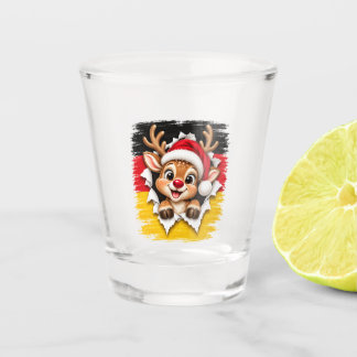 Vaso De Chupito Reno de Navidad alemán