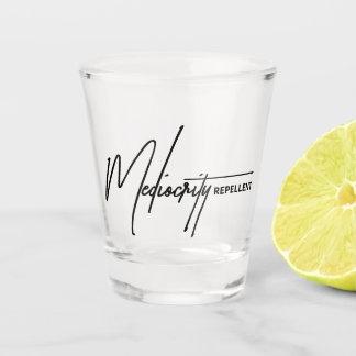 Vaso De Chupito Repelente de Mediocridad Divertido Sarcástico Alto