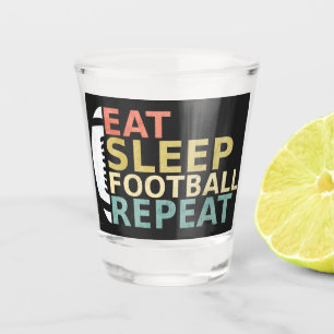 Vaso De Chupito Repetición del fútbol de sueño de los amantes del 