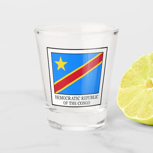 Vaso De Chupito República Democrática del Congo (Anverso)