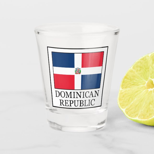 Vaso De Chupito República Dominicana (Anverso)