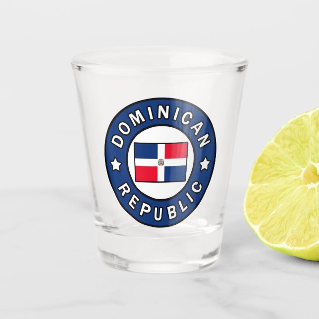 Vaso De Chupito República Dominicana (Anverso)