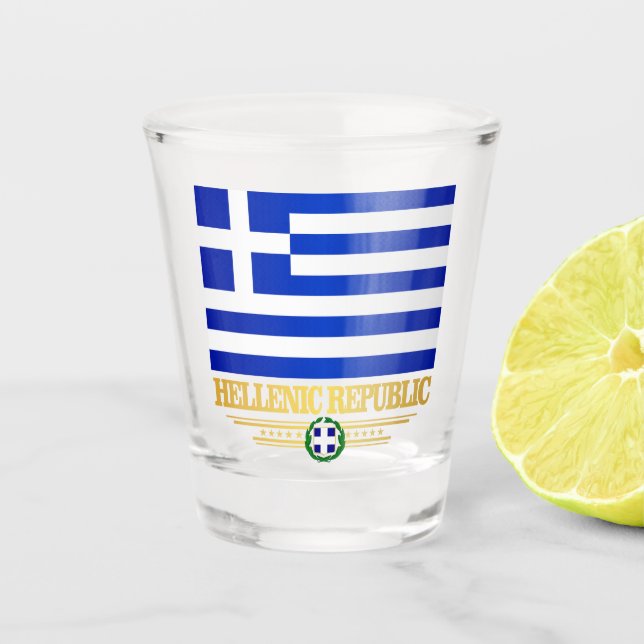 Vaso De Chupito República Helénica (Grecia) (Anverso)