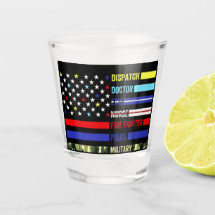 Vaso De Chupito Respondedores primero de Freemason