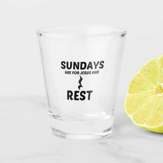VASO DE CHUPITO REST Y JESUS SUNDAY (Anverso)