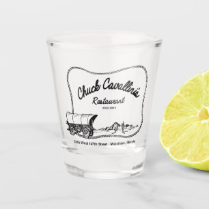 Vaso De Chupito Restaurante Chuck Cavallin, Midlothian, IL